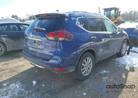 2019 Nissan Rogue Sv z USA, uszkodzony, nr VIN KNMAT2MV8KP512550